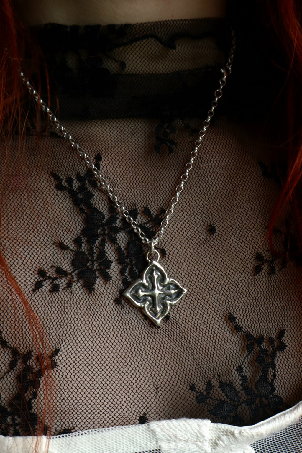 Quatrefoil Pendant