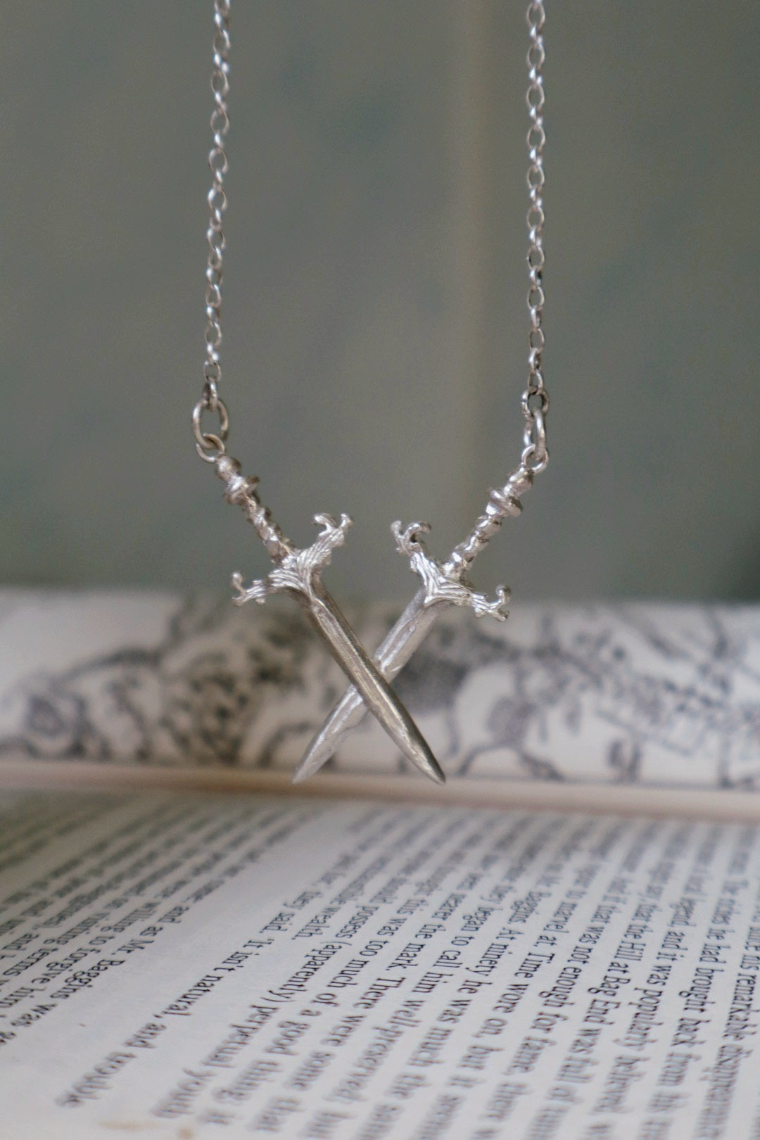 Crossed Swords Pendant