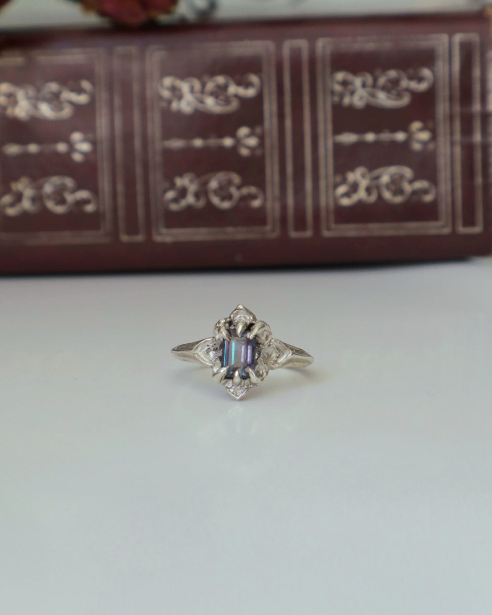 Galadrien Ring ~Alexandrite & Sterling silver ~ Ready to Ship