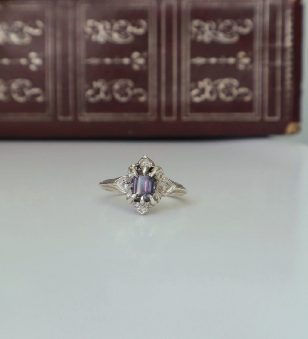 Galadrien Ring ~Alexandrite & Sterling silver ~ Ready to Ship