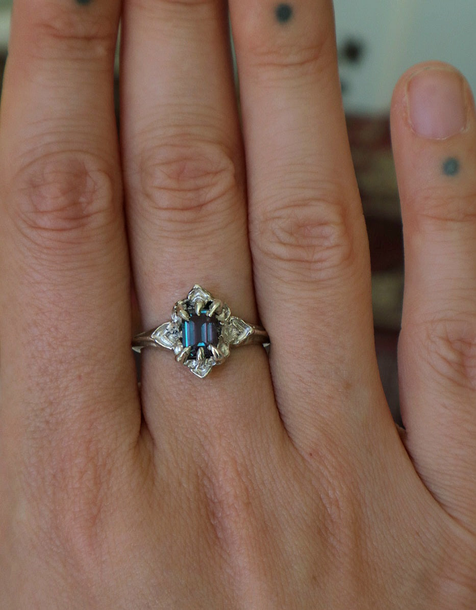 Galadrien Ring ~Alexandrite & Sterling silver ~ Ready to Ship