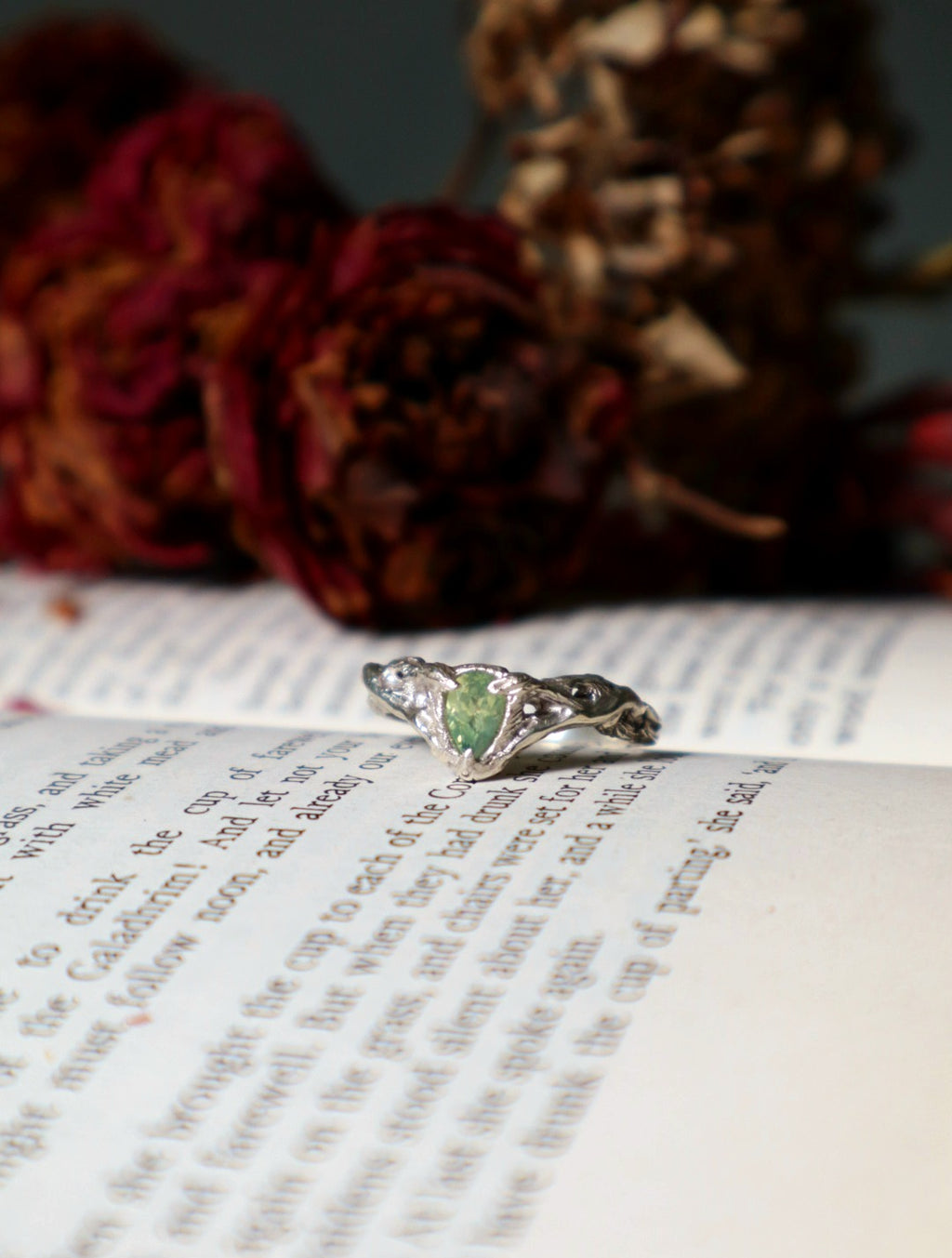 Dryad Fairy Crown - Parti-Sapphire & Sterling Silver