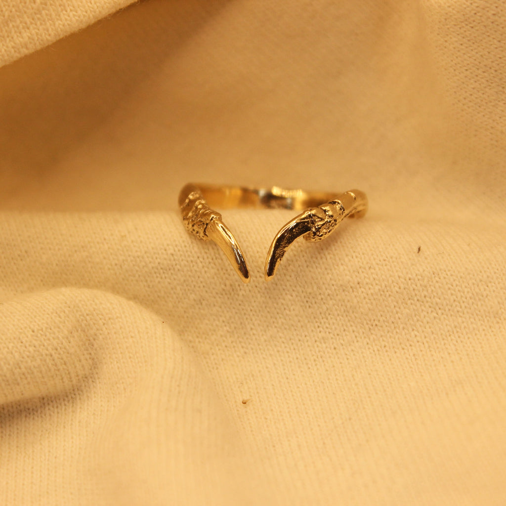 Gold Claw Ring