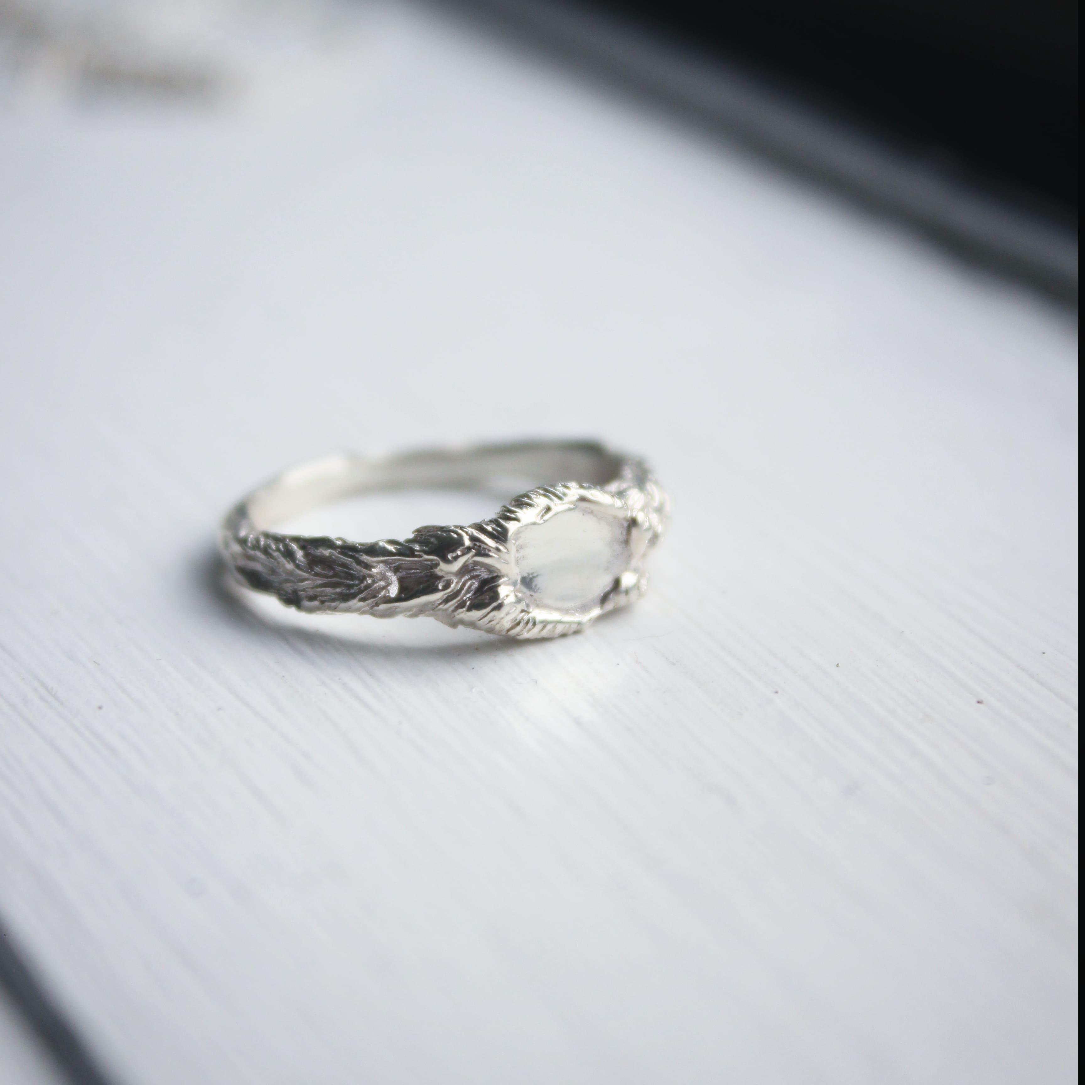 Mirror Lake Signet Ring - Petite