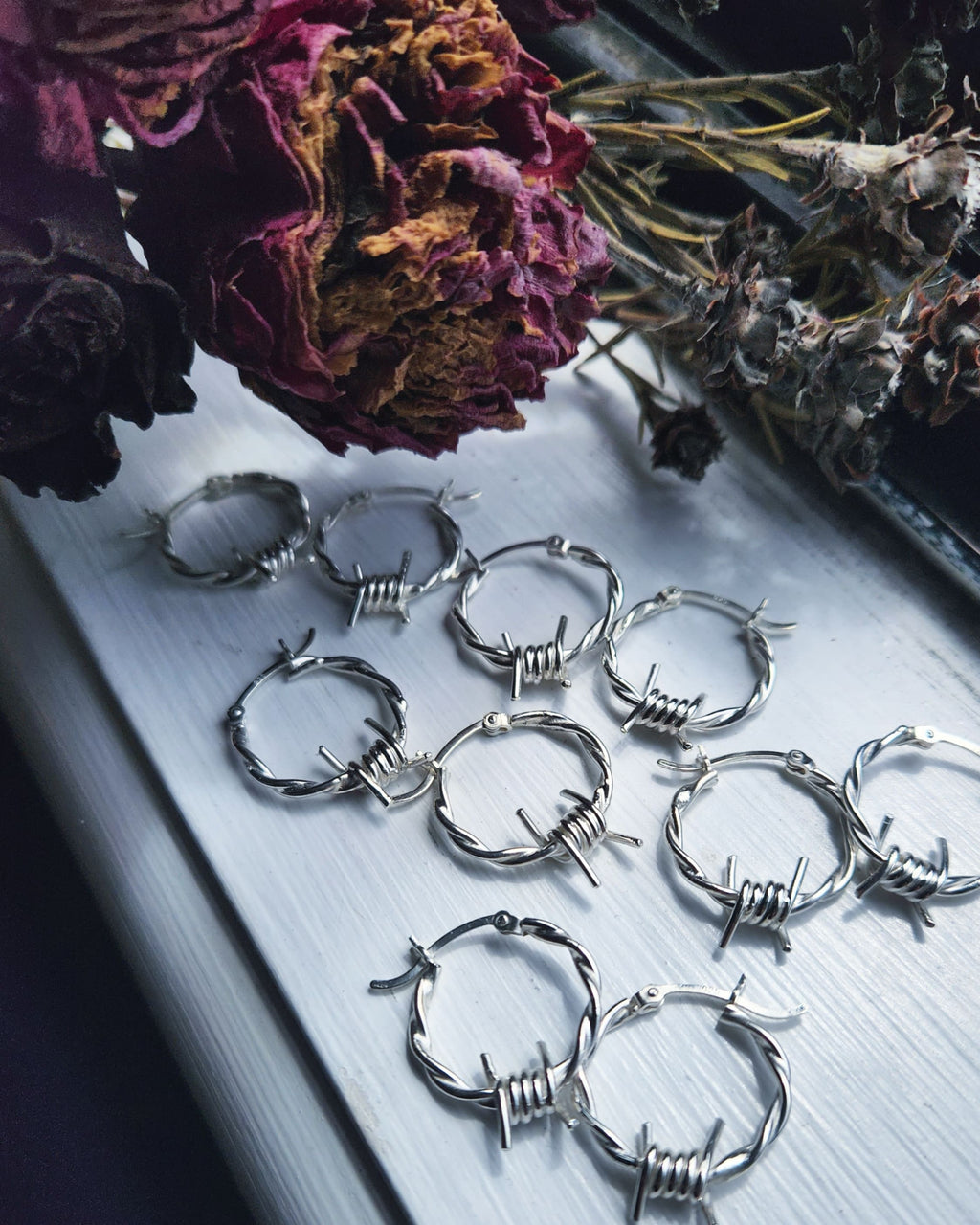 Mini Barbed Wire Hoops