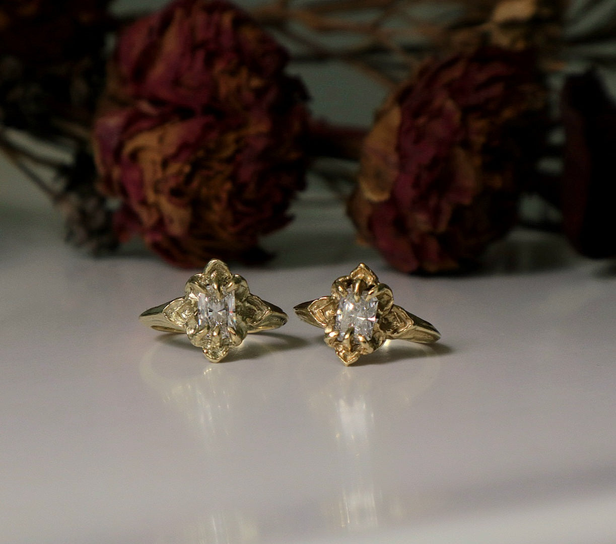 Galadrien Ring - 14ct Yellow Gold & Lab-grown Diamond