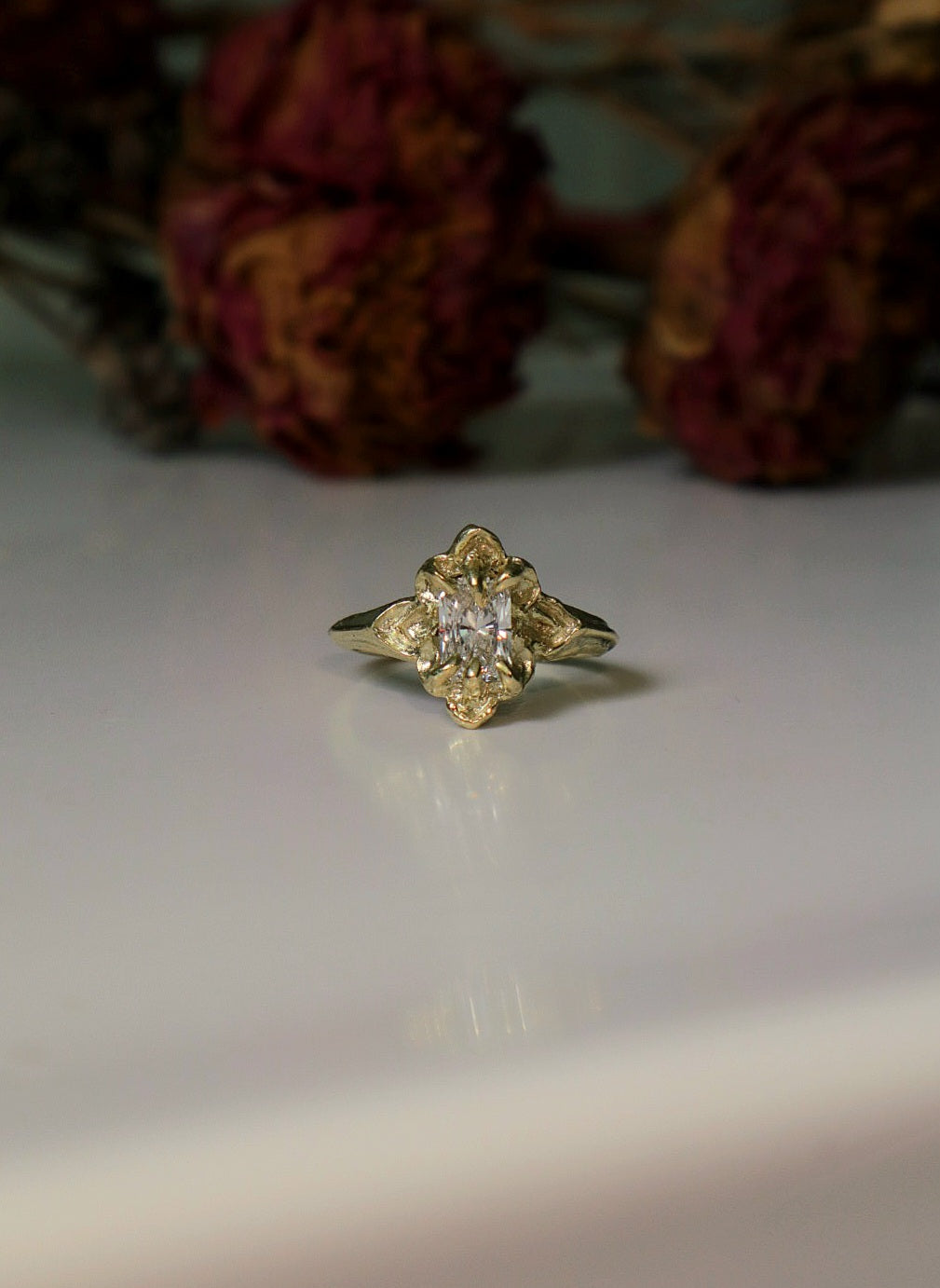 Galadrien Ring - 14ct Yellow Gold & Lab-grown Diamond