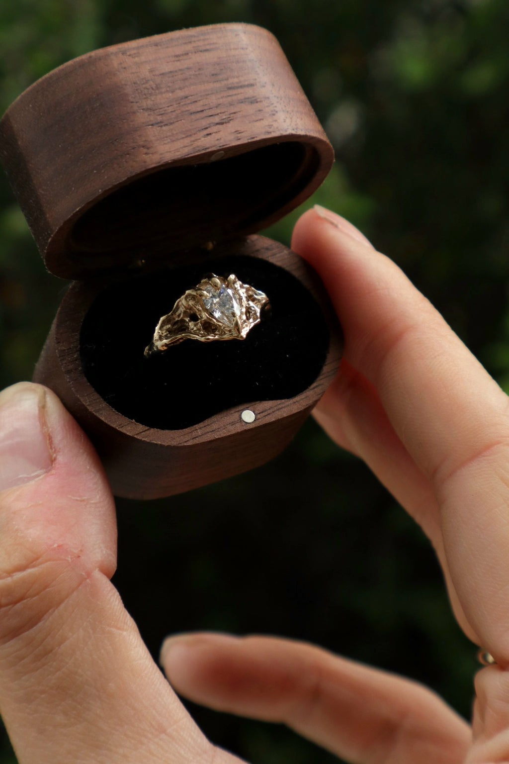 Nocturna Ring - 9ct Yellow Gold & Lab Diamond