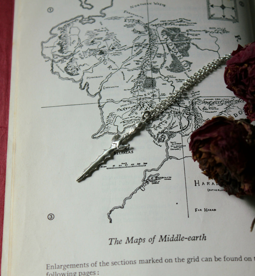 Flamebladed Sword Pendant