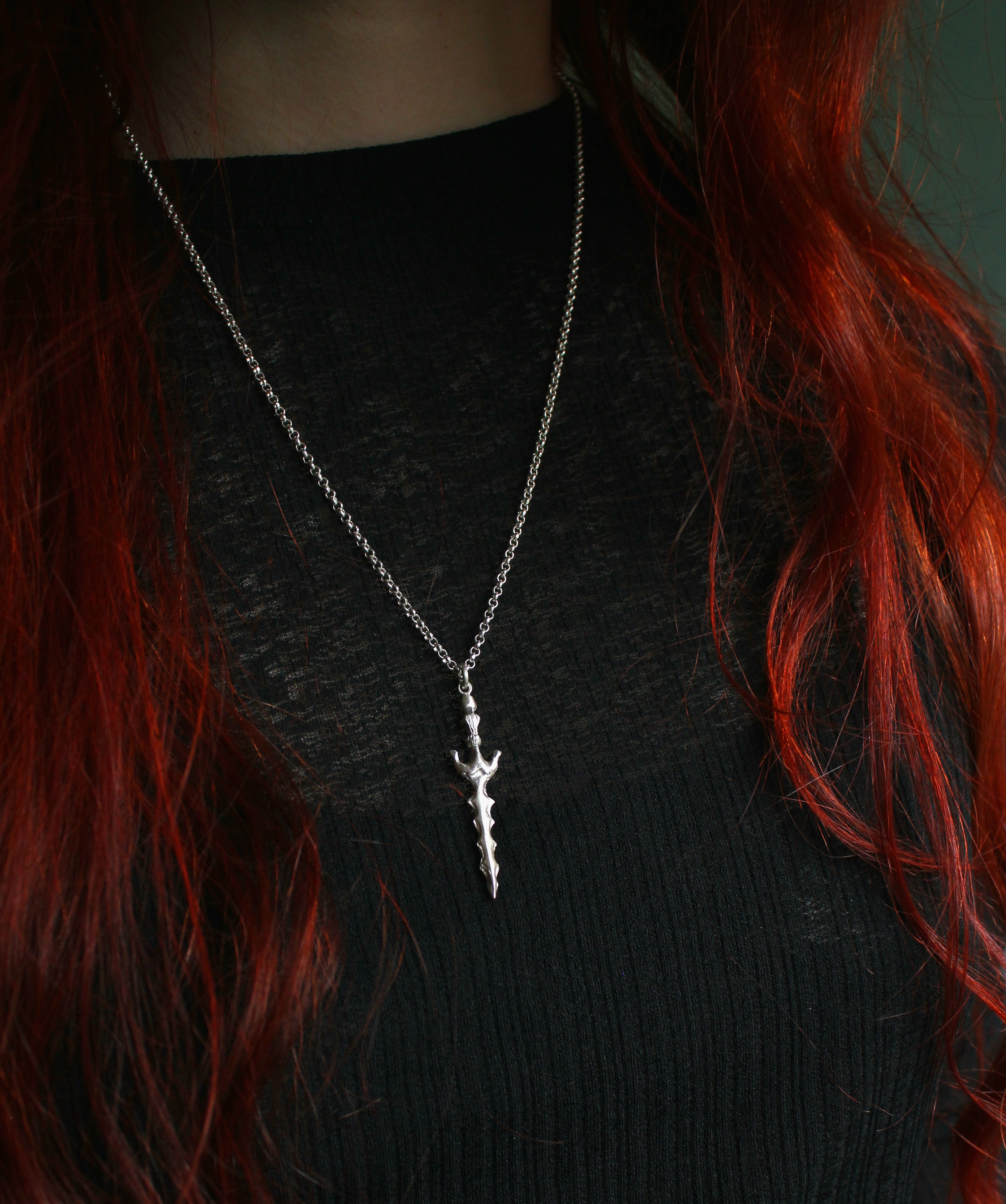 Flamebladed Sword Pendant