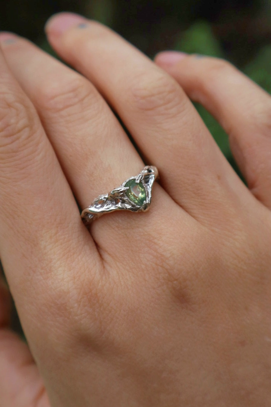 Dryad Fairy Crown - Parti-Sapphire & Sterling Silver