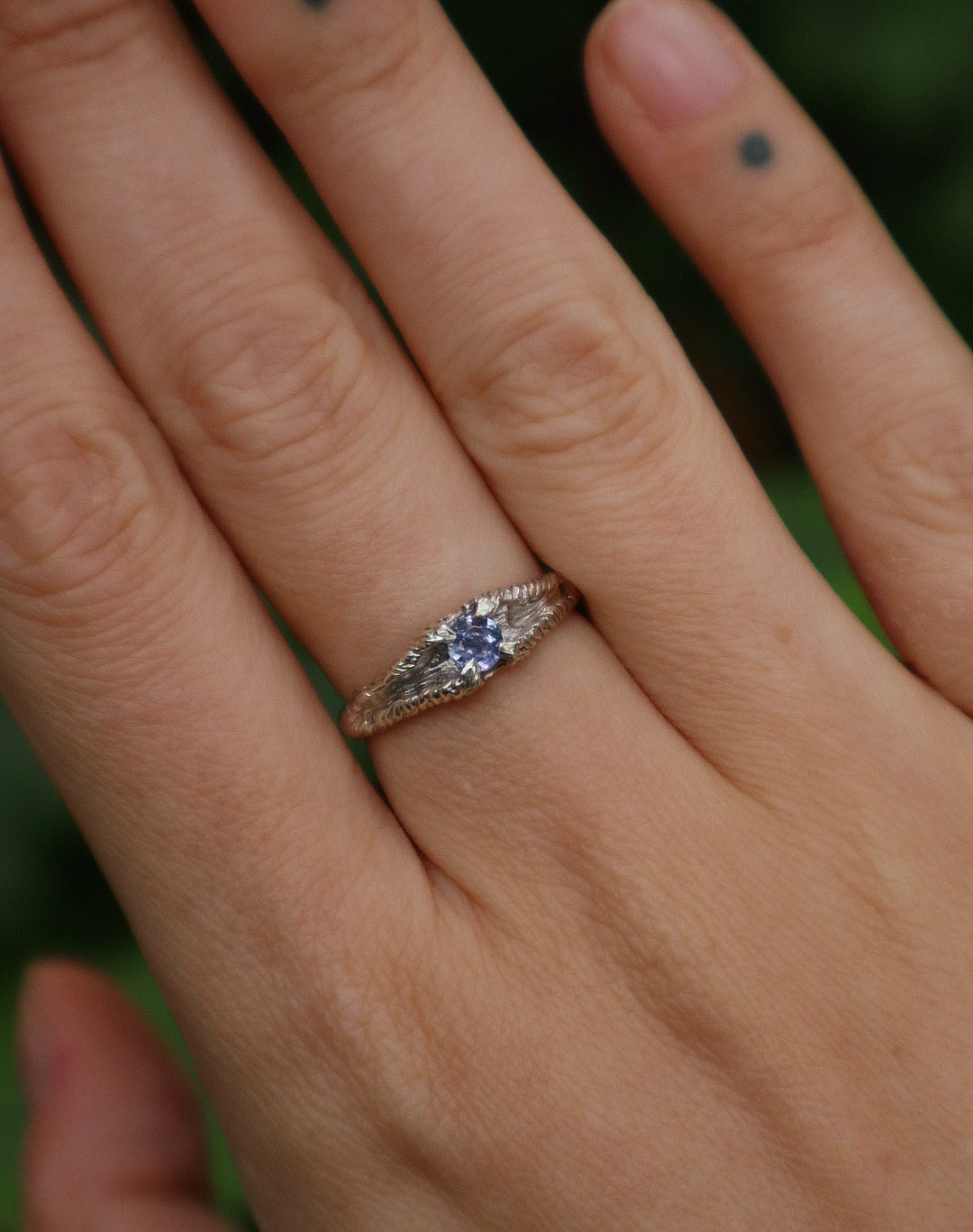 Hawthorn Ring - Tanzanite & Sterling Silver