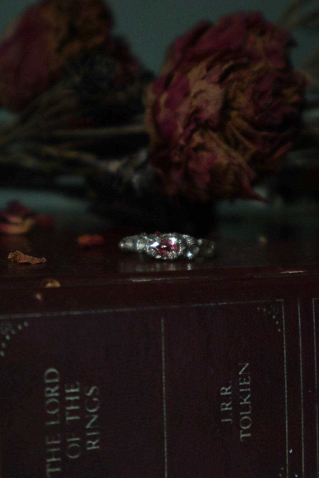 Dryad Ring - Pink Tourmaline & Sterling Silver