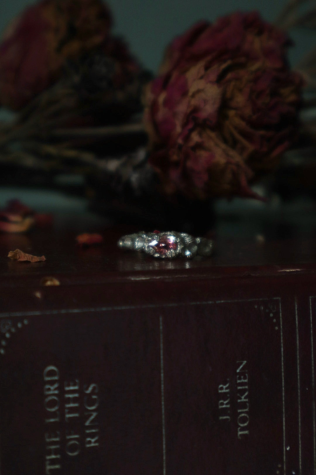 Dryad Ring - Pink Tourmaline & Sterling Silver