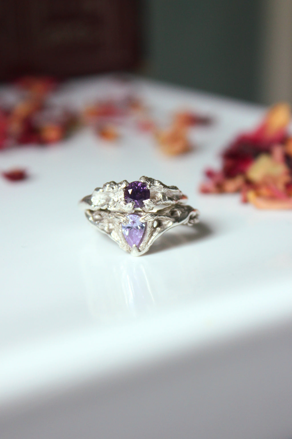 Skye Ring ~ Spinel & Sterling silver ~ Ready to Ship