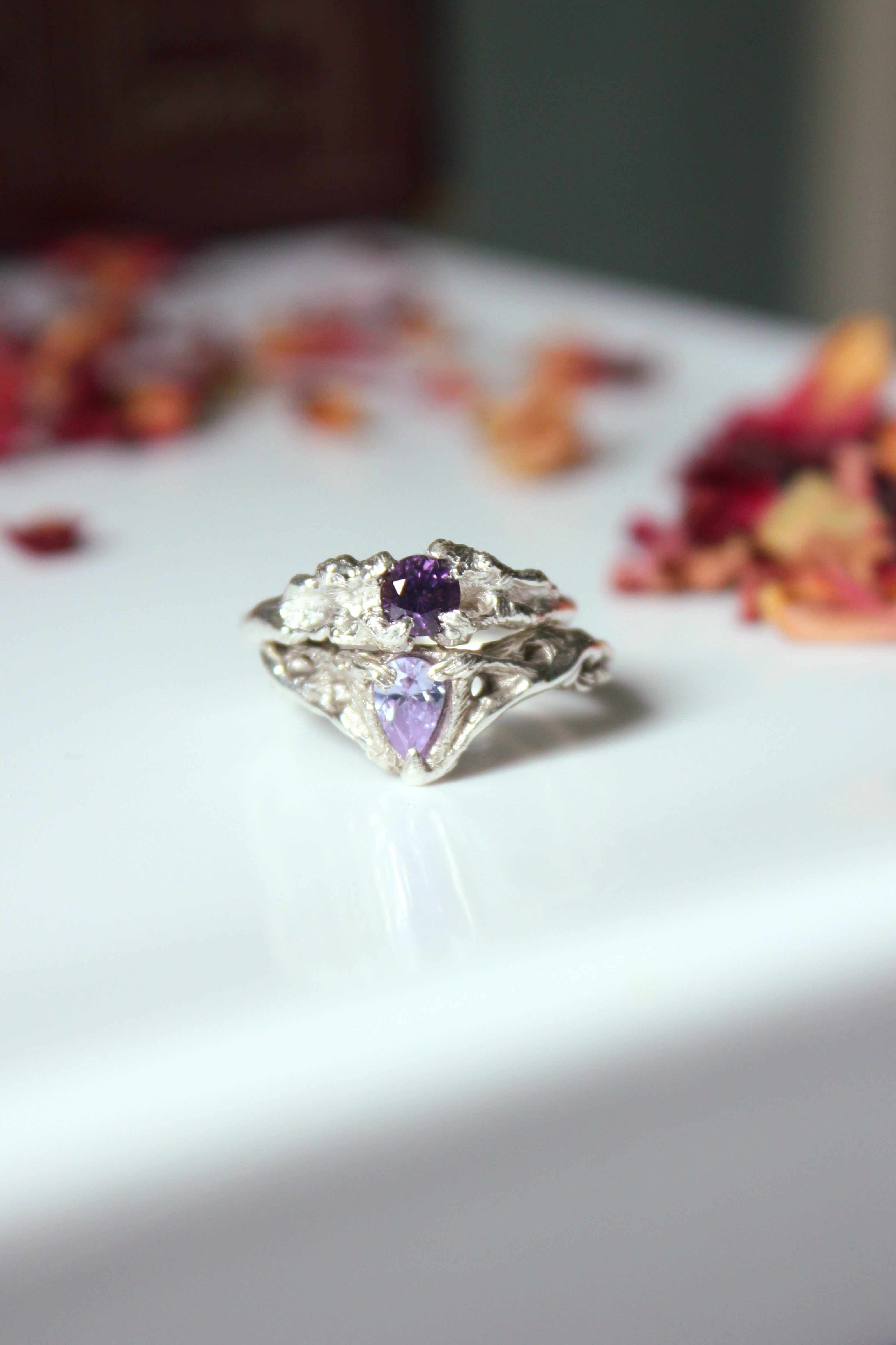 Skye Ring ~ Spinel & Sterling silver ~ Ready to Ship