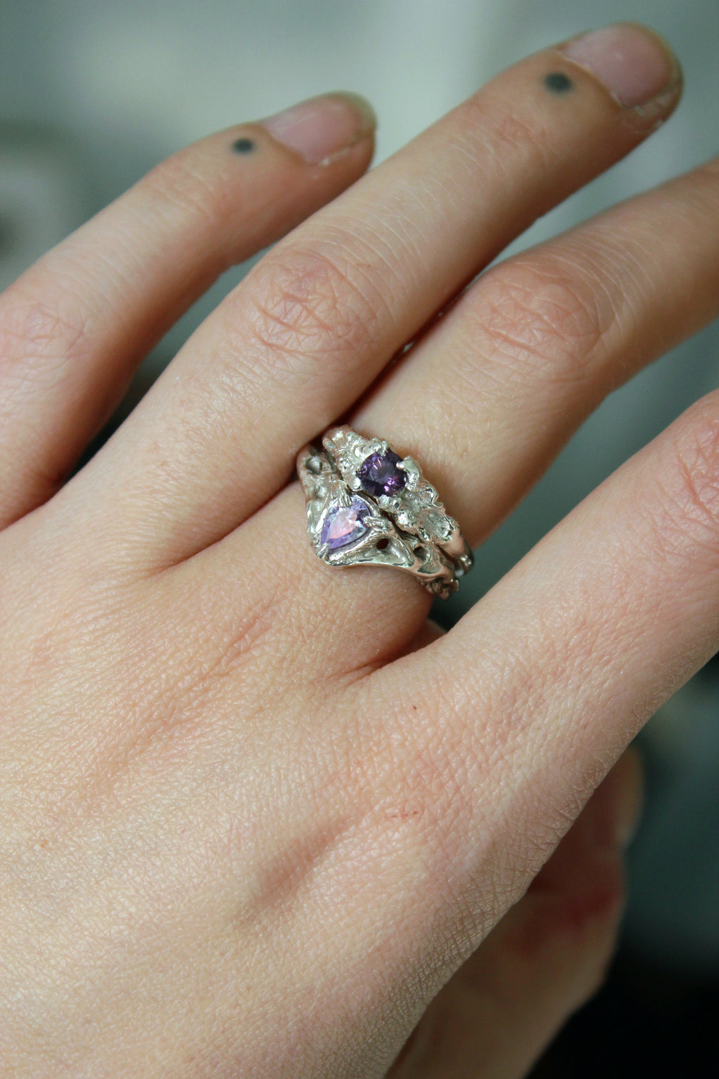 Skye Ring ~ Spinel & Sterling silver ~ Ready to Ship