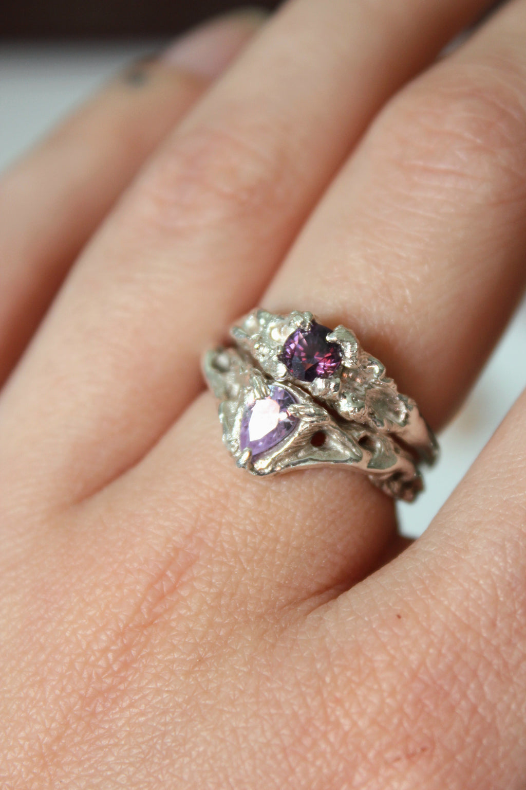 Skye Ring ~ Spinel & Sterling silver ~ Ready to Ship