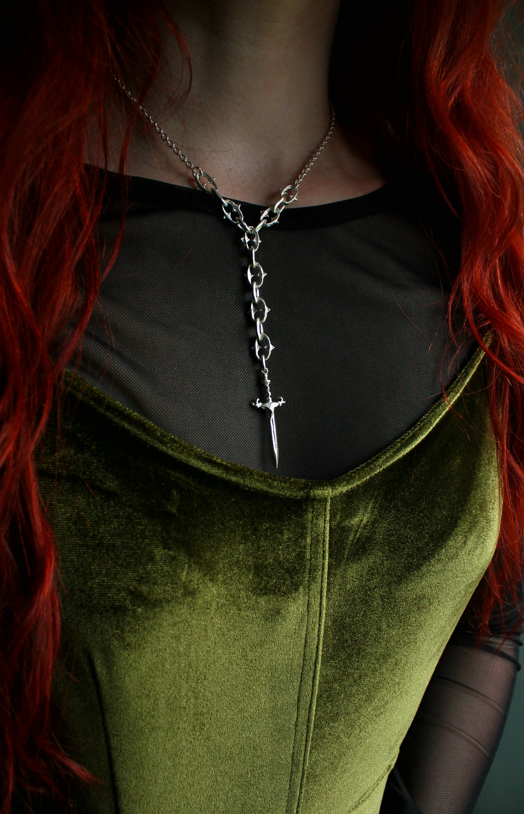 Wraith Sword Drop Pendant
