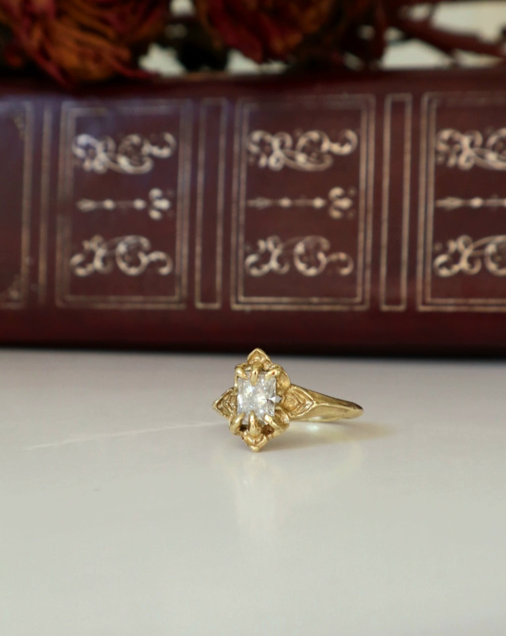 Galadrien Ring - 14ct Yellow Gold & Lab-grown Diamond