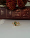 Coralia Ring - 9ct Yellow Gold & Sapphire
