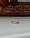Dryad Ring - 9ct Yellow Gold & Moissanite - Ready to Ship