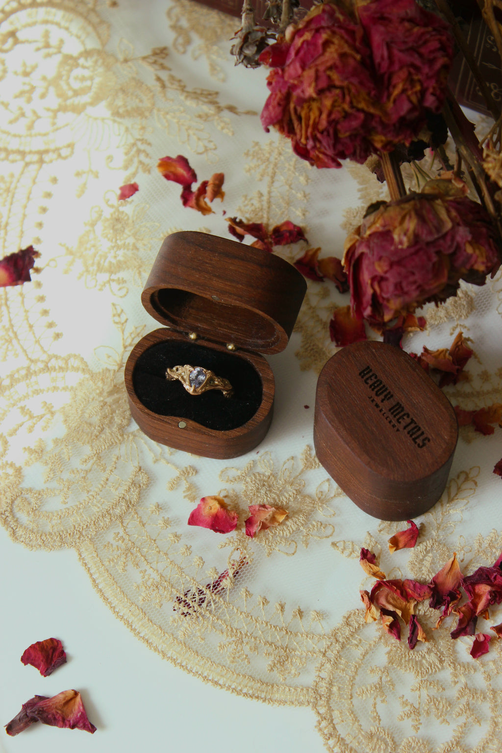 Keepsake Wooden Ring Box