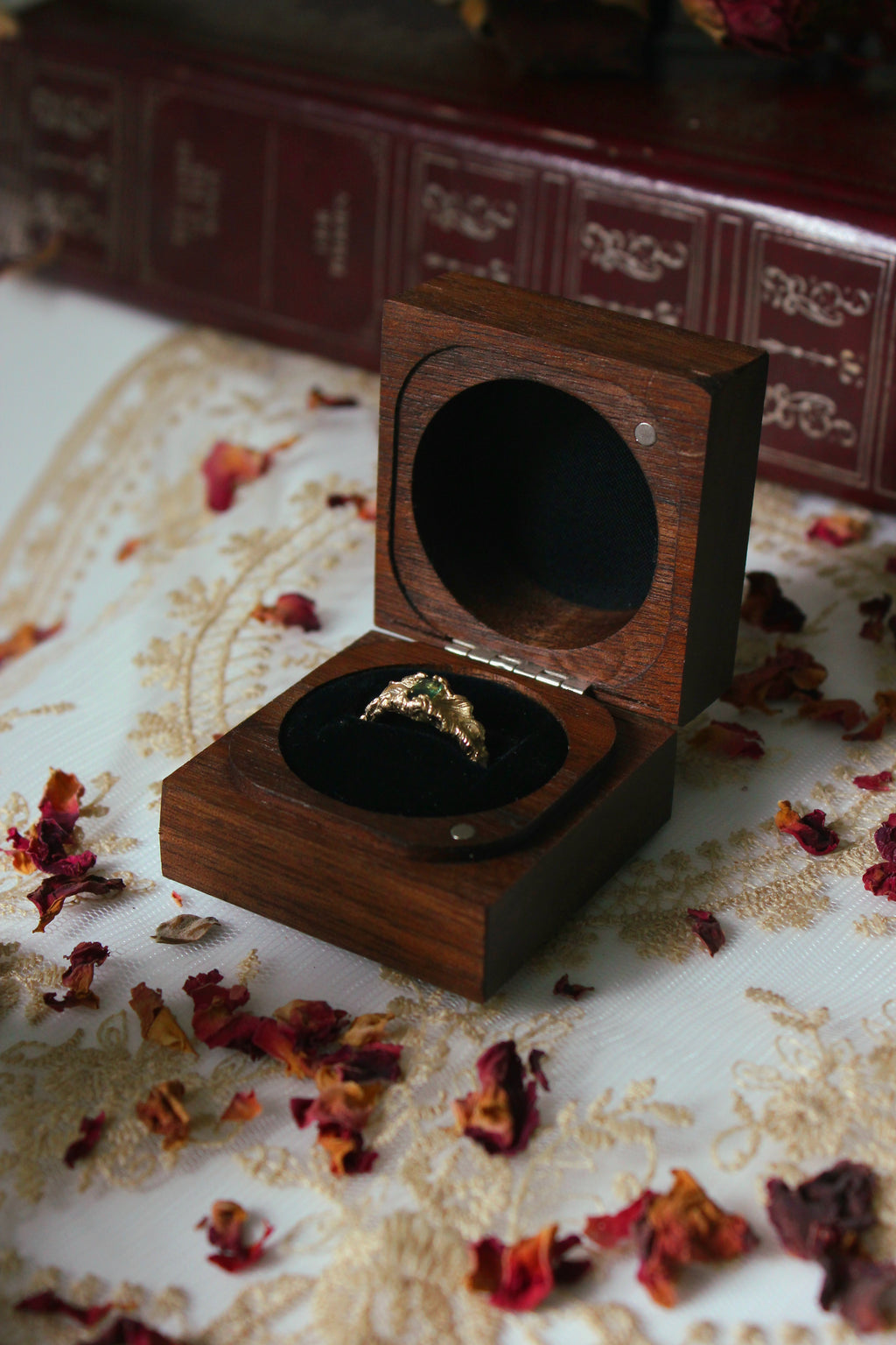 Keepsake Wooden Ring Box