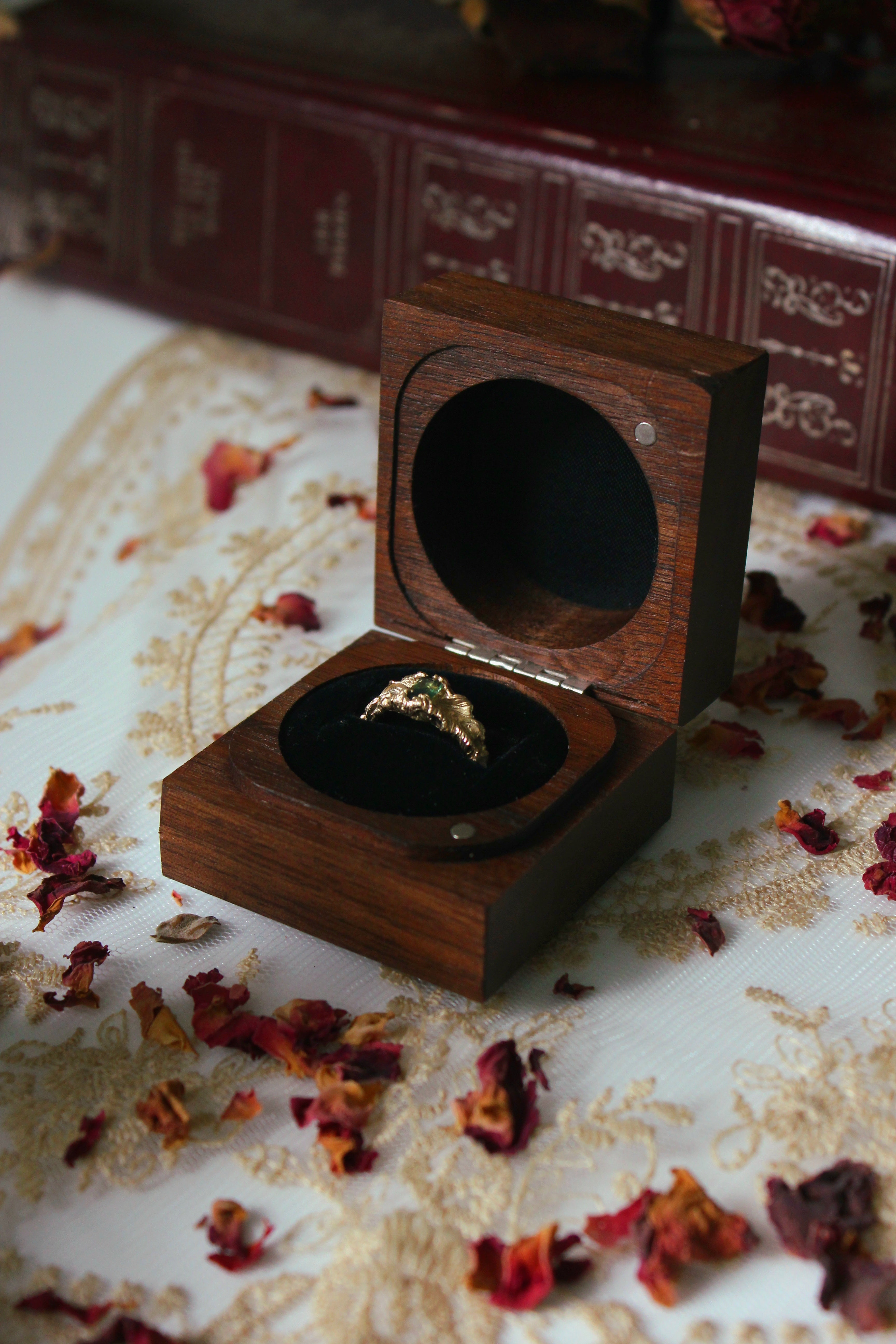Keepsake Wooden Ring Box