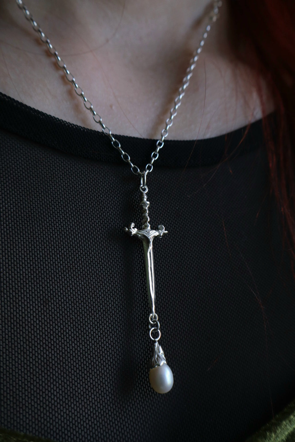 Sword Pearl Pendant