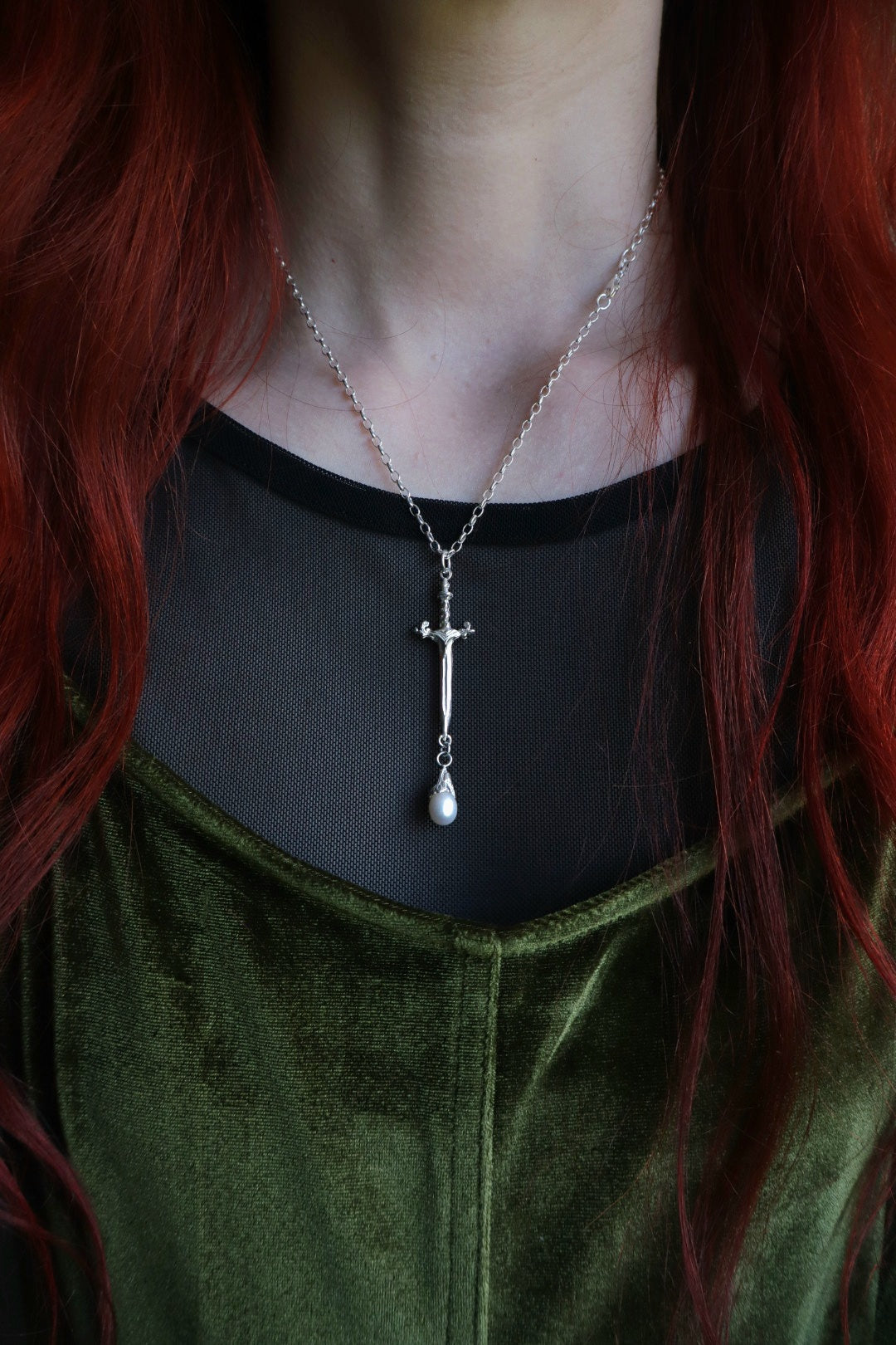 Sword Pearl Pendant
