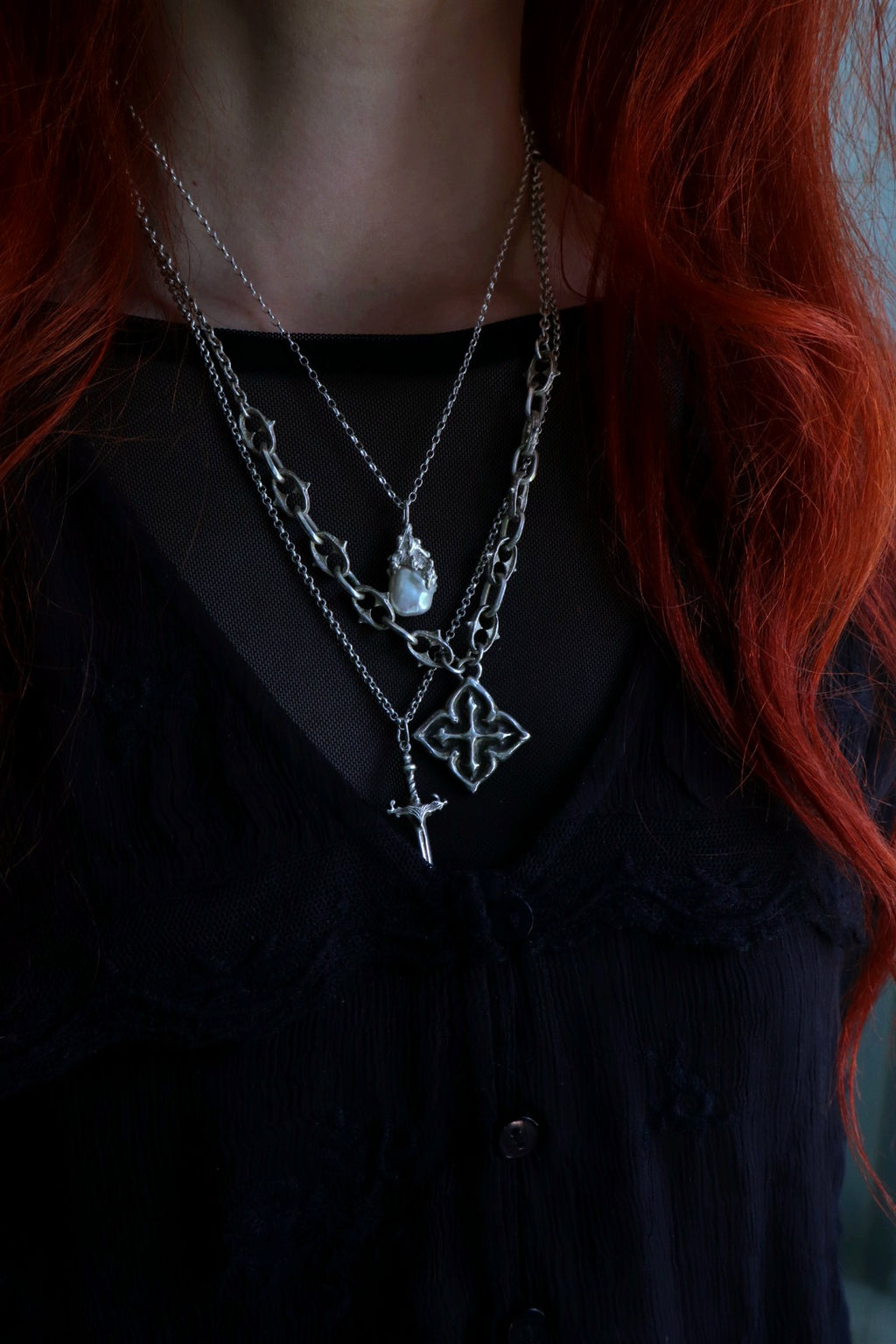 Baroque Pearl Charm Pendant