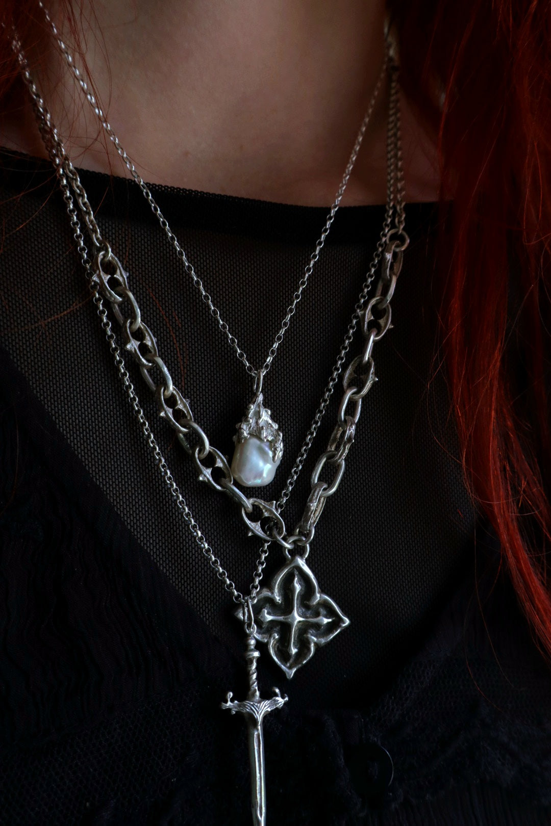 Baroque Pearl Charm Pendant