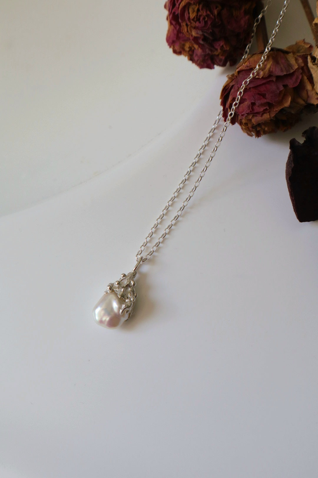 Baroque Pearl Charm Pendant
