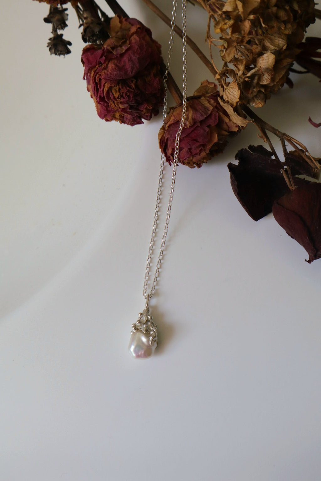 Baroque Pearl Charm Pendant