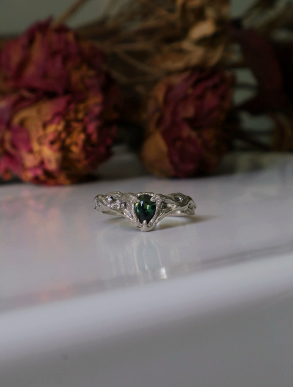 Dryad Fairy Crown - Parti-Sapphire & Sterling Silver