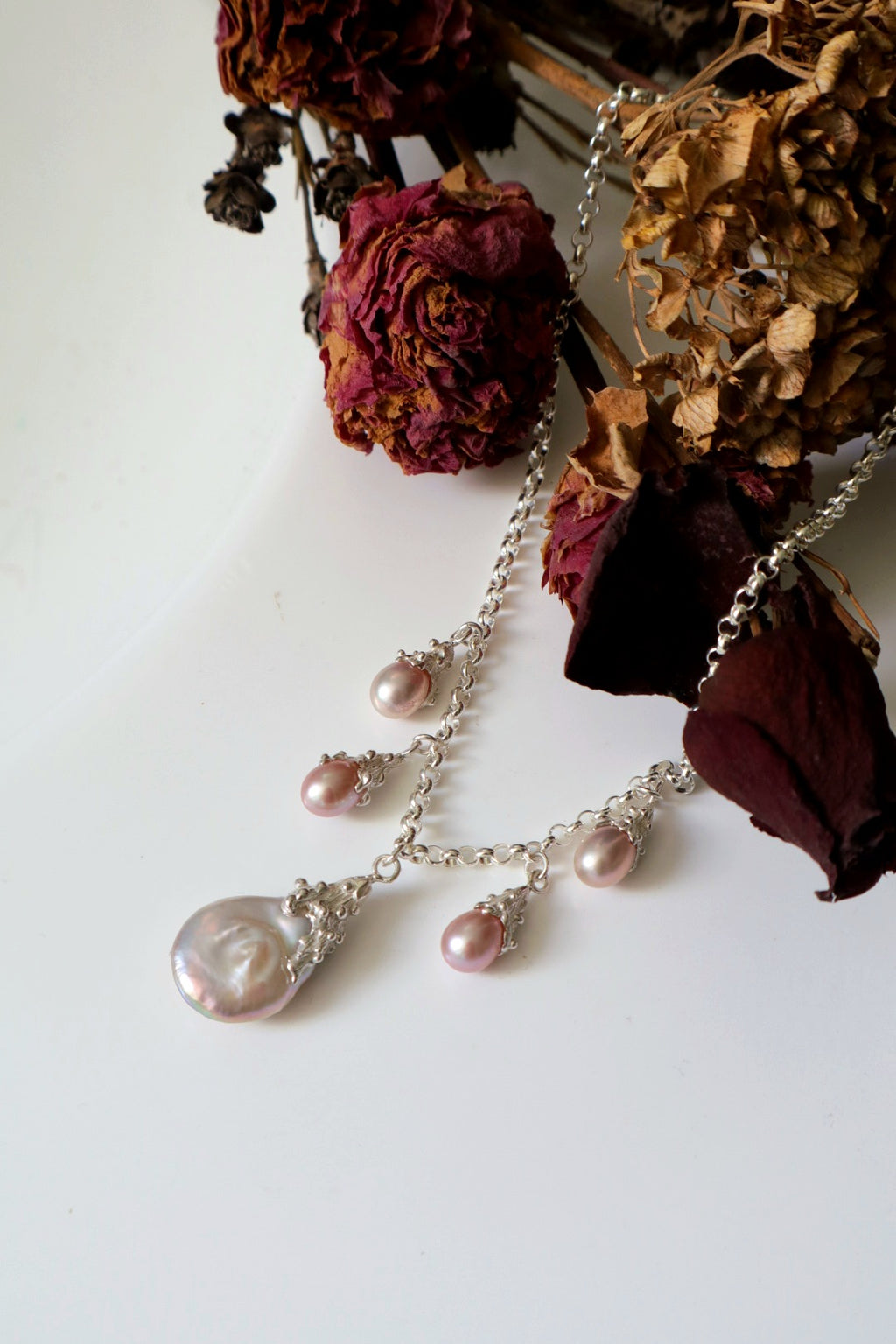 Pearl Chandelier Choker