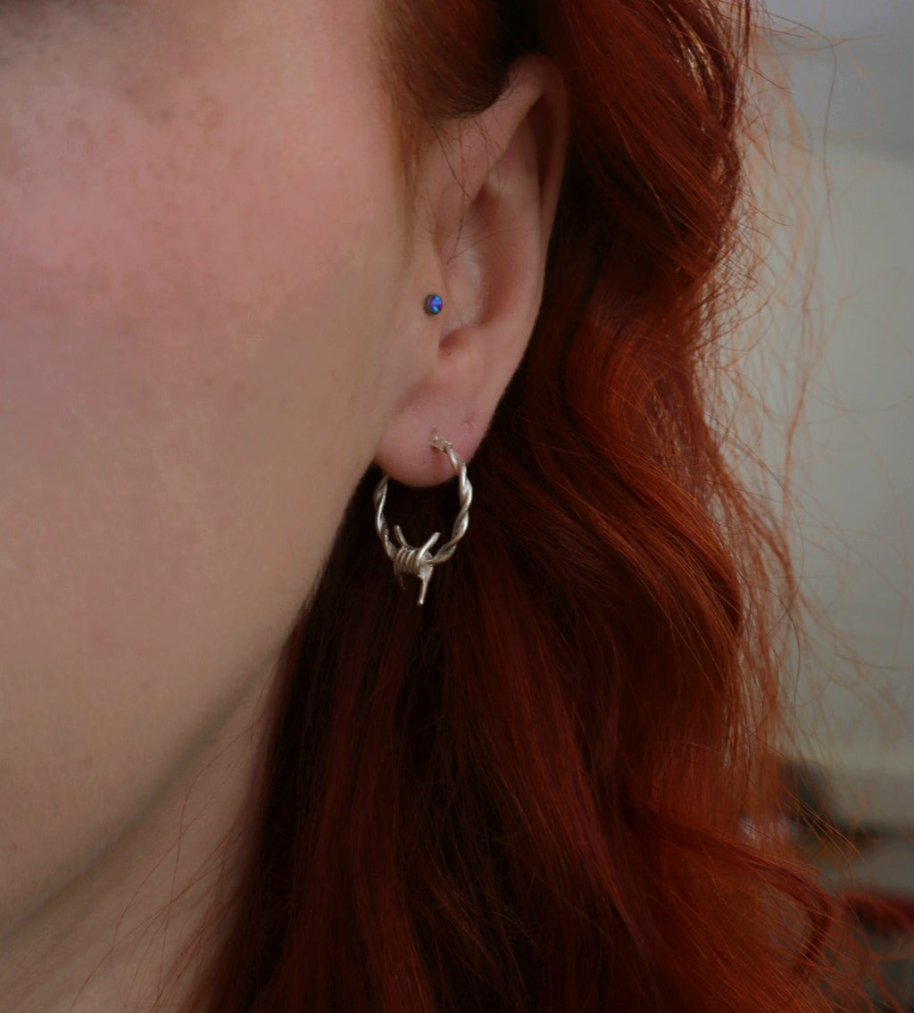 Mini Barbed Wire Hoops