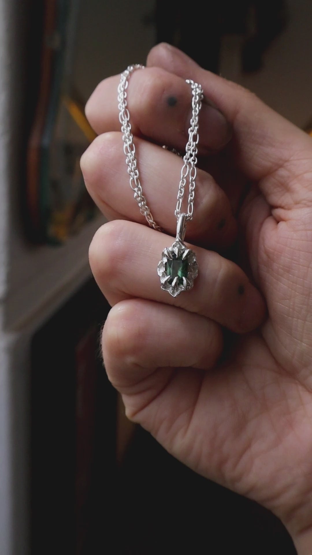 Galadrien Pendant ~ Parti-Sapphire