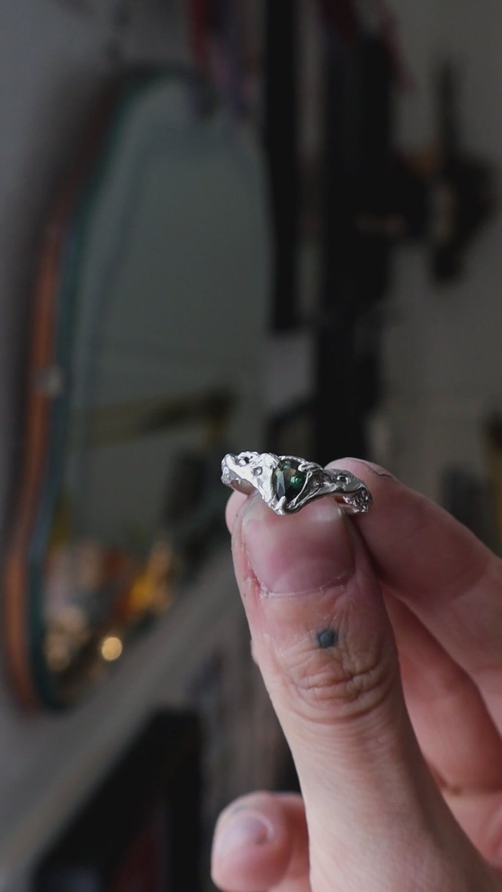 Dryad Fairy Crown - Parti-Sapphire & Sterling Silver