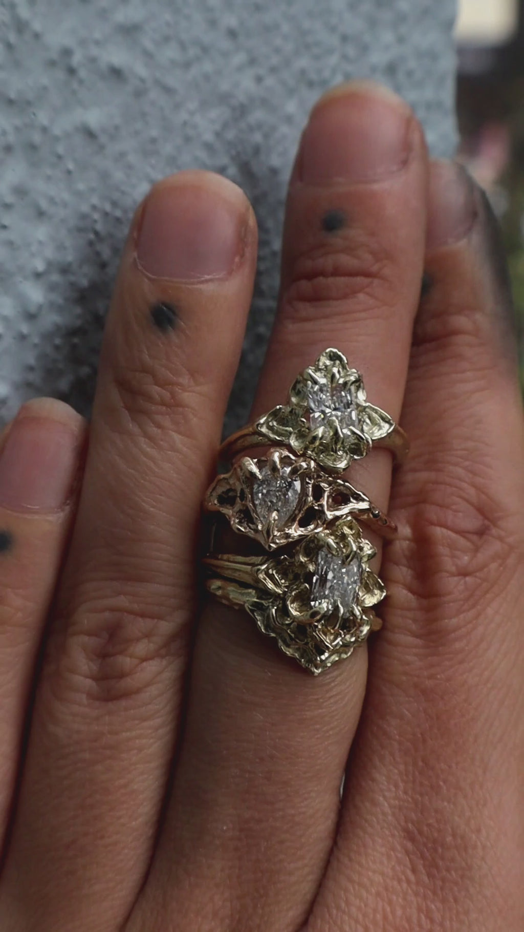 Galadrien Ring - 14ct Yellow Gold & Lab-grown Diamond