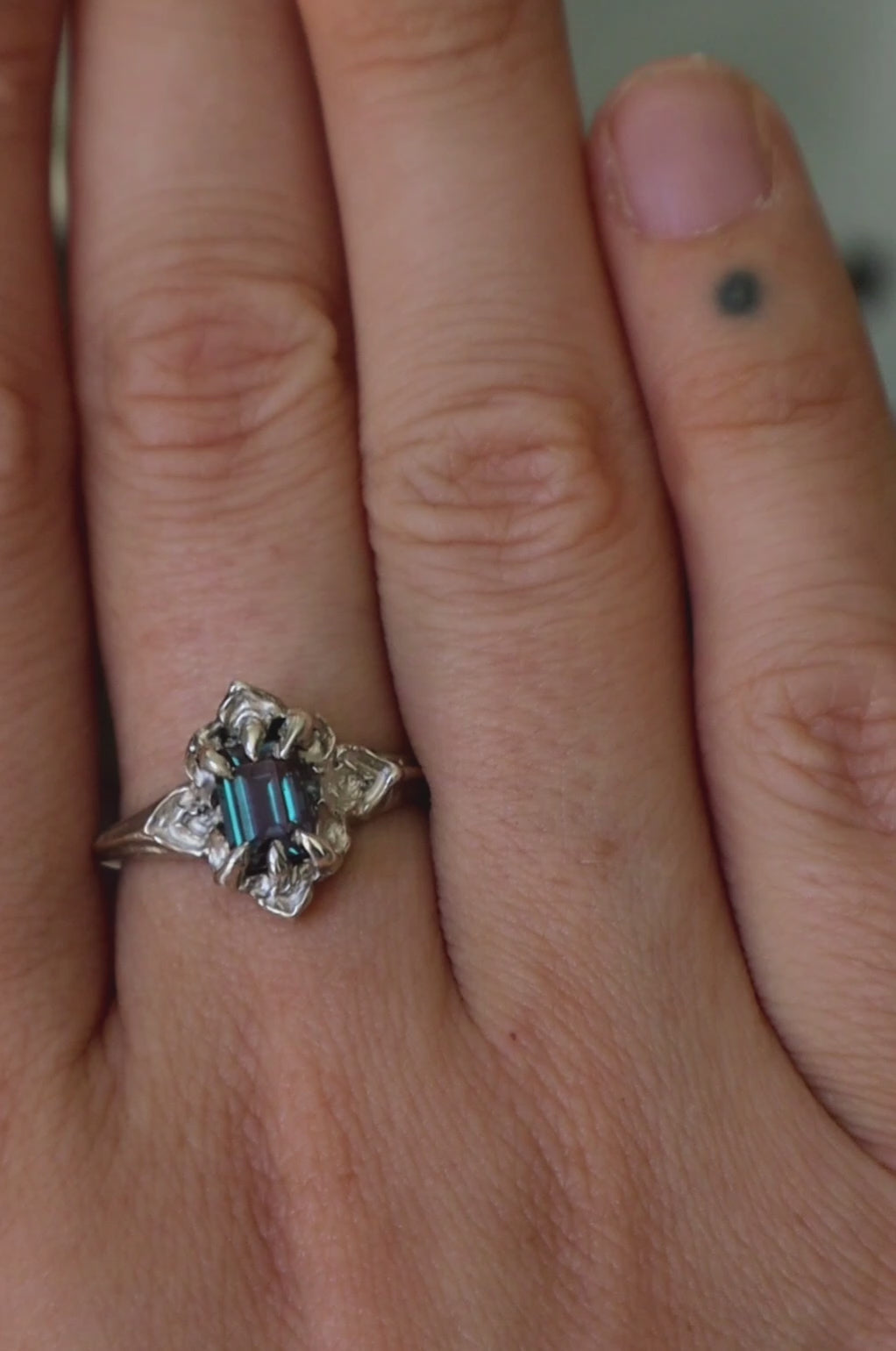 Galadrien Ring ~Alexandrite & Sterling silver ~ Ready to Ship