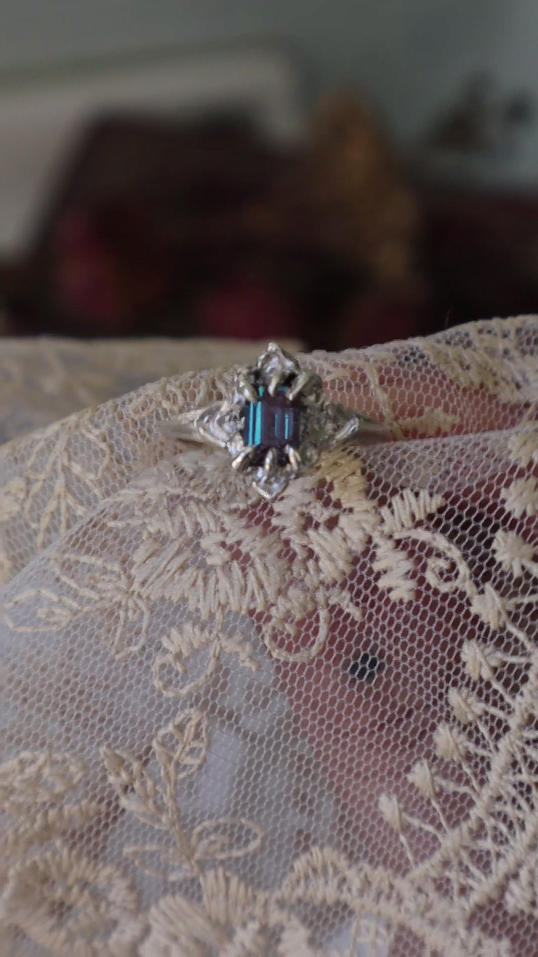 Galadrien Ring ~Alexandrite & Sterling silver ~ Ready to Ship